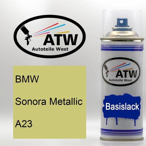 BMW, Sonora Metallic, A23: 400ml Sprühdose, von ATW Autoteile West.